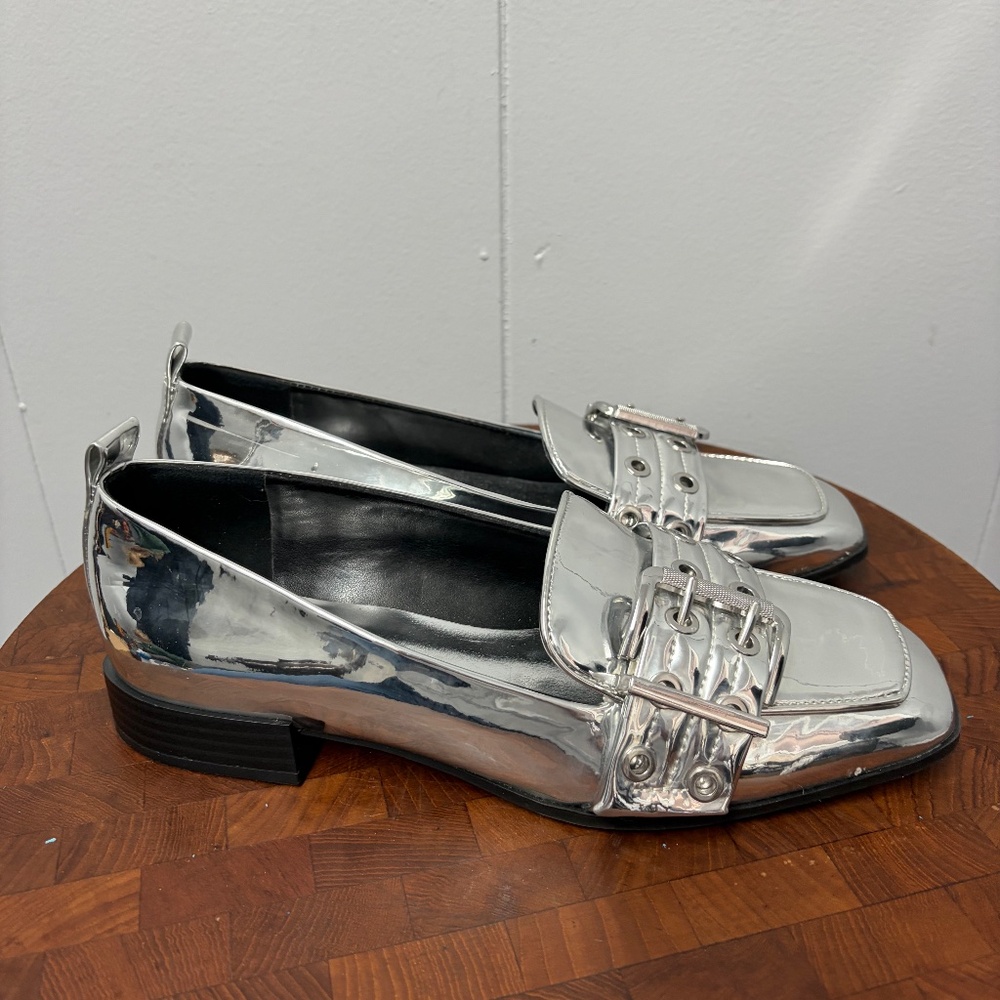Mix  N0.6 Pierce Loafer Silver Women's Size 8
